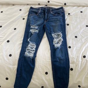 AE distressed jegging-size 8 short